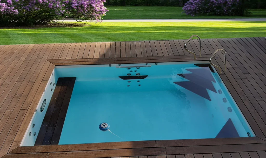 Mini piscine Therma Novas zen avec rambardes Inox
